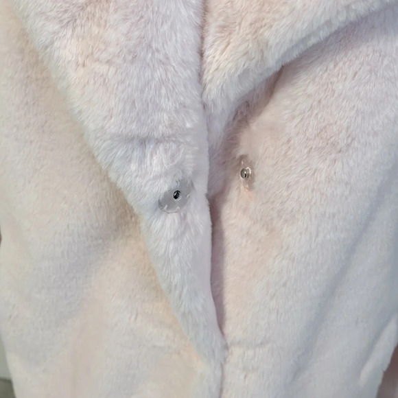 REGAL NWOT Faux Rabbit Fur Long Coat, Size L - Picture 4 of 13